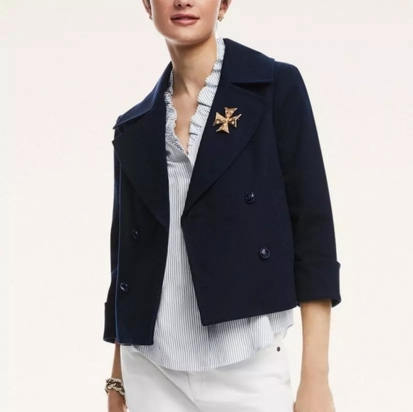 Brooks Brothers Jackets & Blazers - New!Brooks Brothers Stretch Cotton Nautical Jacket